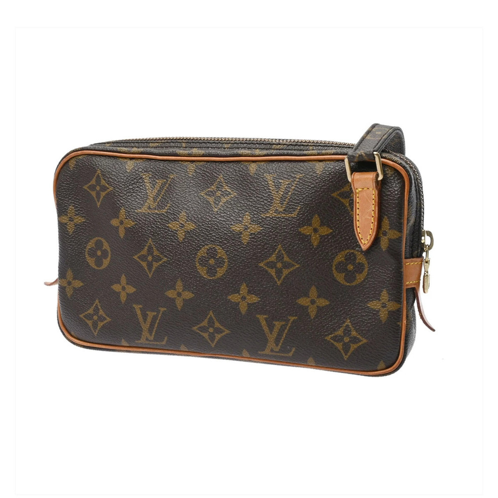 Louis Vuitton Canvas Bag Bandoulire Brown Shoulder Marly Monogram Brown